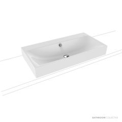 Kaldewei Silenio Countertop Washbasin No Overflow 900 x 460 x 120mm 01-3043