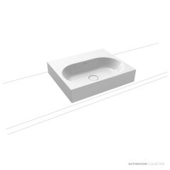 Kaldewei Centro Countertop Washbasin 600 x 500 x 120mm 1TH Including Freeflow Waste 01-3057