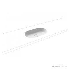 Kaldewei Centro Undercounter Washbasin 610 x 380mm, Freeflow Waste 01-3059