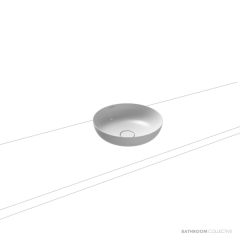 Kaldewei Miena Washbowl 380mm Diameter, Easyclean, Freeflow Waste 01-3181
