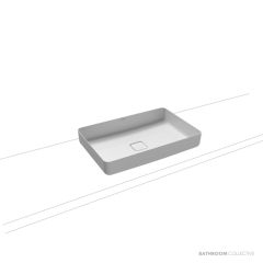 Kaldewei Miena Washbowl 580 x 380mm, Easyclean, Freeflow Waste 01-3185