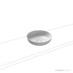 Kaldewei Miena Washbowl 310mm Diameter, Easyclean, Freeflow Waste 01-3193
