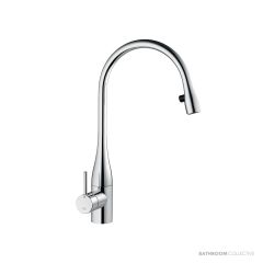 KWC Eve Pull-Out Sink Mixer with Light - Chrome 10.121.103.000