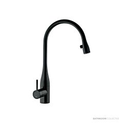 KWC Eve Pull-Out Sink Mixer with Light - Black Chrome 10.121.103.151