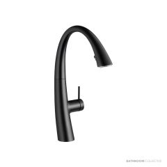 KWC Zoe Pull-Out Spray Sink Mixer - Matte Black 10.201.102.176