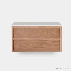 Loughlin Angourie Double Drawer Wall Hung Timber Vanity ANGOURIEVANITY