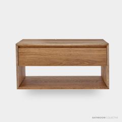 Loughlin Baxter Single Drawer & Open Shelf Wall Hung Timber Vanity BAXTERVANITY
