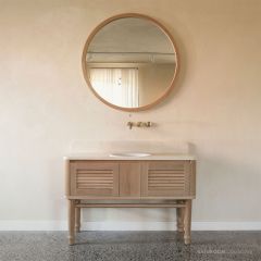 Loughlin Berkeley Freestanding Timber Vanity on Legs with Integrated Basin BERKELEYONLEGINT