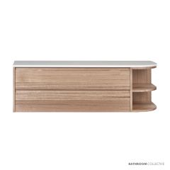 Loughlin Marley Double Drawer with Single Open Shelf Wall Hung Timber Vanity MARLEYVANITYSOS