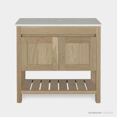 Loughlin Milton Two Door Freestanding Timber Vanity on Legs with Integrated Basin MILTONONLEG