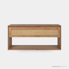 Loughlin Pacific Baxter Single Drawer & Open Shelf Wall Hung Timber Vanity PACIFICBAXTERVANITY