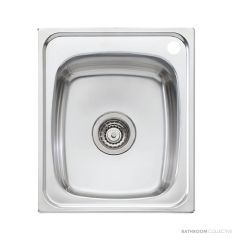 Oliveri Martini Topmount Single Bowl Sink 410mm