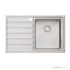 Oliveri Apollo Topmount Single Bowl Sink 800mm