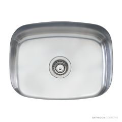 Oliveri Laundry Undermount Single Bowl Sink 45 Litre Tub 590mm