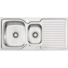 Oliveri Endeavour Topmount 1 & 1/2 Double Bowl Sink 980mm
