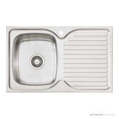 Oliveri Endeavour Topmount Single Bowl Sink 770mm