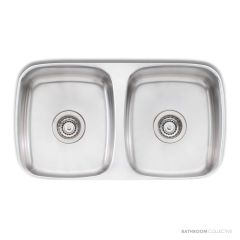 Oliveri Endeavour Undermount Double Bowl Sink 750mm