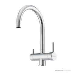 Oliveri Essentials 200mm Round Goose Neck 3 Way Filter Tap