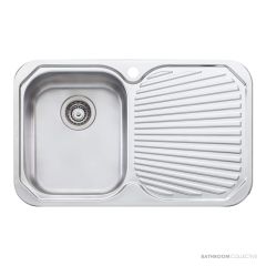 Oliveri Petite Topmount Single Bowl Sink 770mm