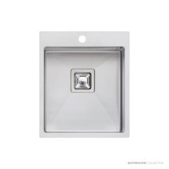Oliveri Professional Series Topmount Single Bowl Sink 430mm, Stainless PR1131 1TH