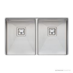 Oliveri Professional Series Undermount Double Bowl Sink 835mm
