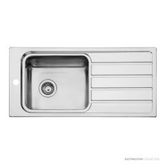 Oliveri Puro Topmount Single Bowl Sink 900mm