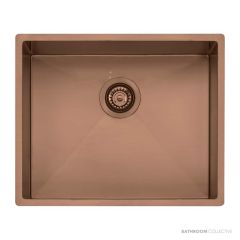 Oliveri Spectra Top, Flush & Under Mount Single Bowl Sink 540mm, Copper SB50CU