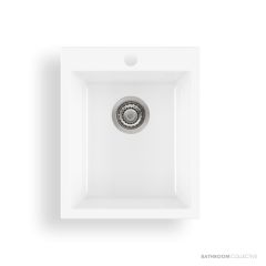 Oliveri Sicily Topmount Fireclay Single Bowl Sink 410mm