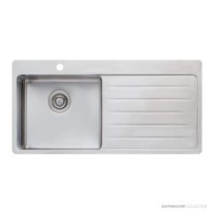 Oliveri Sonetto Topmount Single Bowl Sink 1035mm
