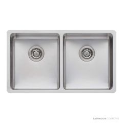 Oliveri Sonetto Top & Under Mount 3/4 Double Universal Bowl Sink 785mm, Stainless SN63TU