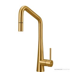 Oliveri Essente 261mm Square Goose Neck Pull Out Mixer