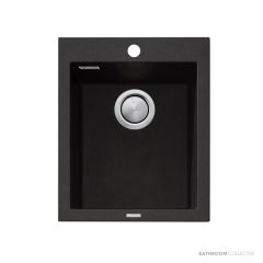 Oliveri Santorini Granite Topmount Single Bowl Sink 410mm