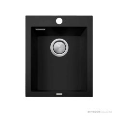 Oliveri Santorini Granite Topmount Single Bowl Sink 410mm