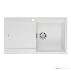 Oliveri Santorini Granite Topmount Single Bowl Sink 860mm