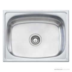 Oliveri Laundry Inset Single Bowl Sink 45 Litre Tub 590mm