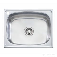Oliveri Laundry Inset Single Bowl Sink 45 Litre Tub 590mm