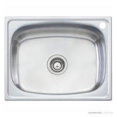 Oliveri Laundry Inset Single Bowl Sink 45 Litre Tub 590mm