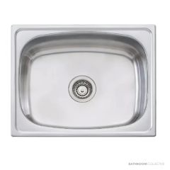 Oliveri Laundry Inset Single Bowl Sink 70 Litre Tub 630mm