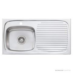 Oliveri Ultraform Topmount Single Bowl Sink 890mm
