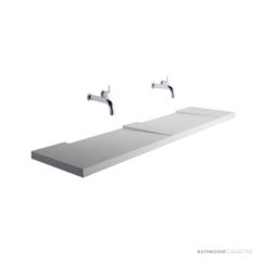 Omvivo Geo 1600mm Double Washplane, Matt White GWWM1600