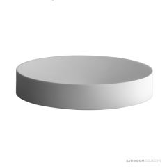 Omvivo Mono Round Semi Inset Basin, Matt White MVSA