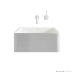 Omvivo Vision Above Counter Basin, Matt White VISS550AC