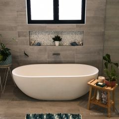 Pietra Bianca Bella 1700mm Stone Freestanding Bath PB4021-17