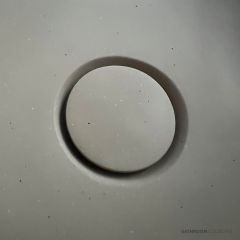 Pietra Bianca Stone Drain Cover, 40mm/Bath PB001-40