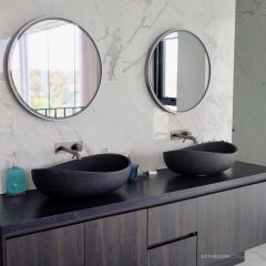 Pietra Bianca Onda 600mm Stone Above Counter Basin PB3017