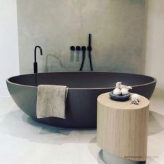 Pietra Bianca Coco 1760mm Stone Freestanding Bath PB4056