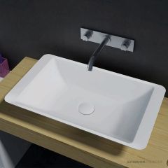 Pietra Bianca Lidia 595mm Stone Above Counter Basin PBS2059