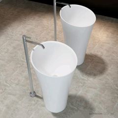 Pietra Bianca Speaker 500mm Stone Freestanding Basin PBS2198