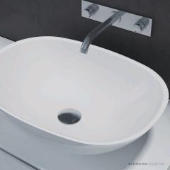 Pietra Bianca Julia 550mm Stone Above Counter Basin PBS2202