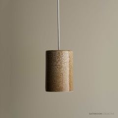 Robert Gordon Pottery Large Cylinder Pendant White Ochre 225302